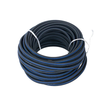 Air hose - Twin, 35 Meters - Ø7mmXØ13mm/Blue stripe (Aftermarket) - Milcotec