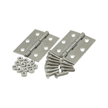 Mounting kit for robot box door, stainless steel