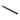 Pulsation tube short, black - Ø7mmXØ14mmX205mm/red stripe (Aftermarket) - Milcotec